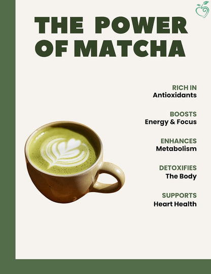 Organic Sweet Matcha Green Tea Powder - Cafe Style Blend by Cherie Sweet Heart - 16oz, Vegan & Gluten-Free, Rich in Antioxidants, Perfect for Lattes, Smoothies & Baking