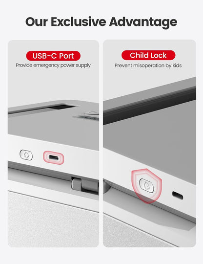Vaydeer Metal Timed Lock Box for Phones, No-Override Timer, Child Lock, LED
