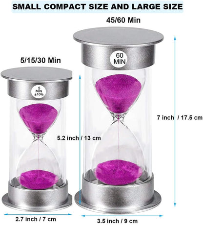2 Minute Hourglass Sand Timer with Suction Cup,Unbreakable Sucker Sand Clock Timer 2 min,Plastic Mini Sand Watch,Rotatable Reloj De Arena for Kids Toothbrush(Blue)