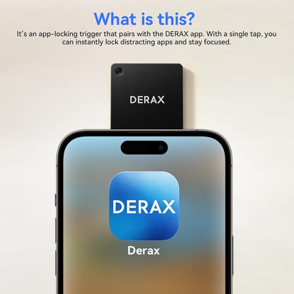 DERAX Smartphone Access Blocker, Subscription-Free Phone Lock
