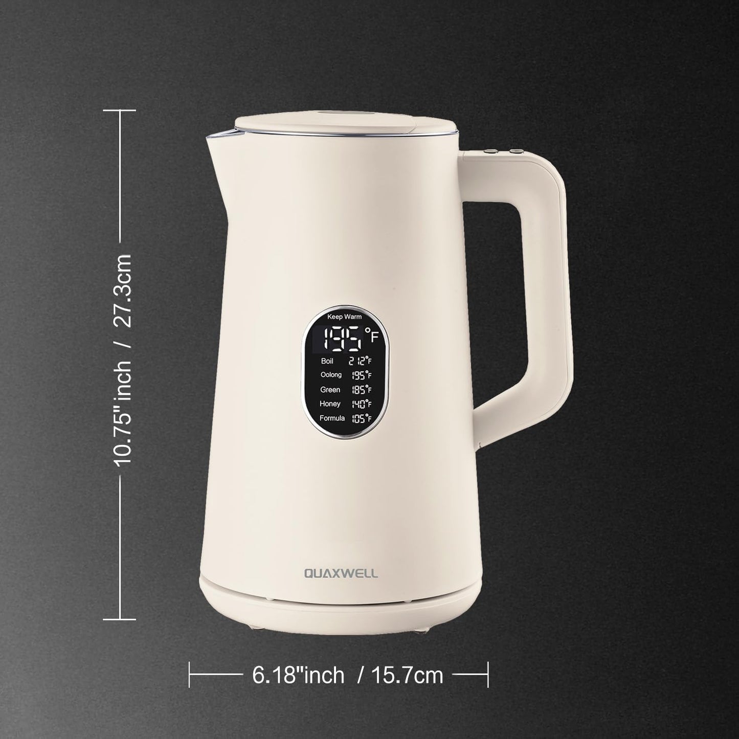 1.5L Electric Kettle Temperature Control, Green