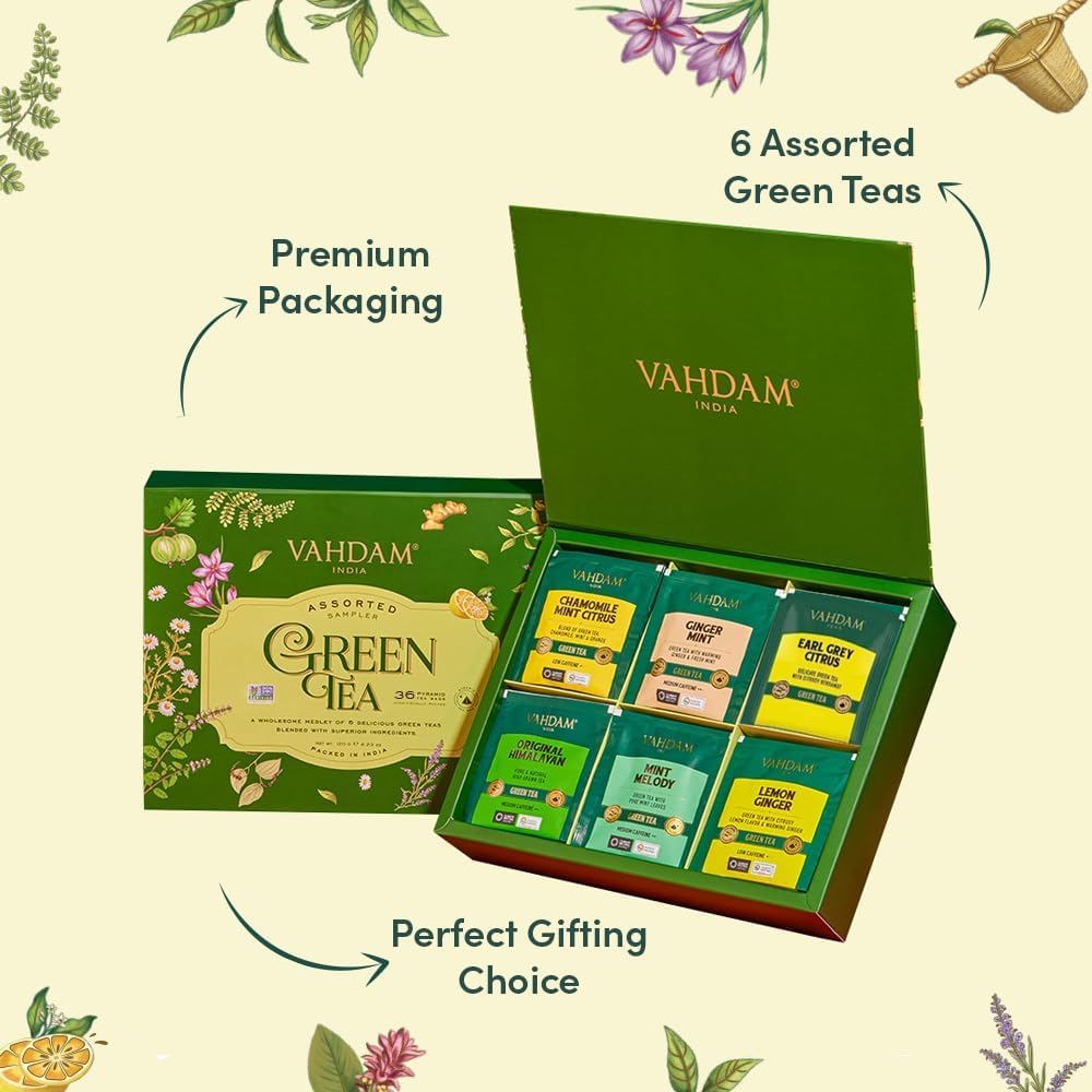 VAHDAM, Assorted Black Tea Loose Leaf Tea Gift Set (10 Flavors) Gift Ideas for Women & Men | Directly Sourced From Assam and Darjeeling | Resealable Ziplock Pouch