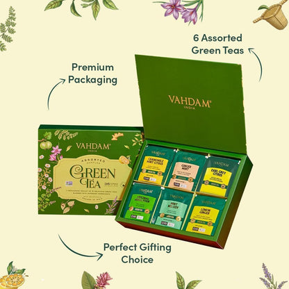 VAHDAM, Assorted Black Tea Loose Leaf Tea Gift Set (10 Flavors) Gift Ideas for Women & Men | Directly Sourced From Assam and Darjeeling | Resealable Ziplock Pouch