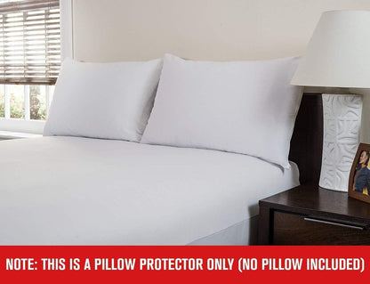 Guardmax Jersey Knitted Pillow Protector with Zipper Standard Size - 4 Pack -100% Waterproof, Bed Bug Proof, Dust Mite Proof, & Hypoallergenic Pillow Covers - Premium Zippered Pillow Cases. (20 X 26)