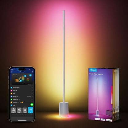 Govee Floor Lamp 2, RGBIC Smart Floor Lamp for Living Room, Bedroom