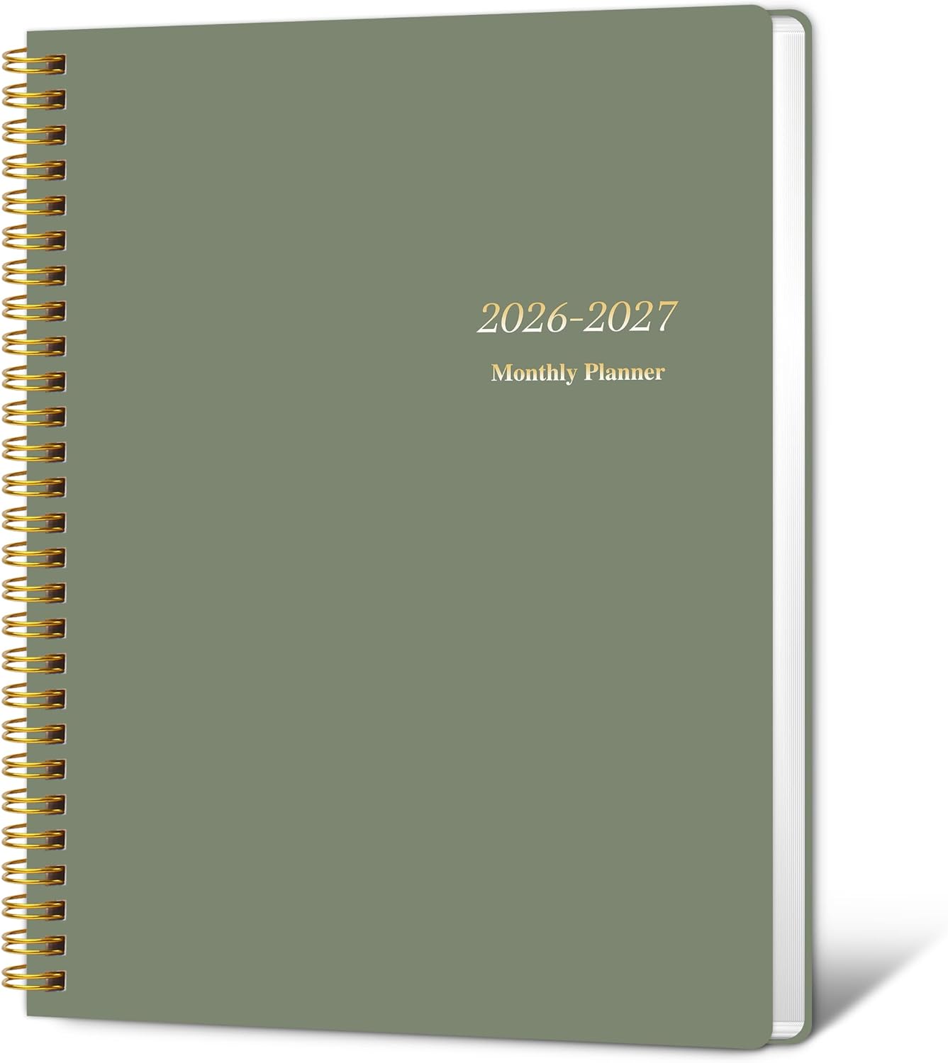 KMQOY Monthly Planner 2026-2027, 2026 Calendar 24 Months Planner, Jan 2026 - Dec 2027, 7.5"x10", Personal Calendar with Monthly Goals, To-Do List, Habit Tracker, 2 years for School Office Home Planning(Black)