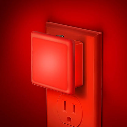 JandCase Amber Night Light[2 Pack], Night Lights Plug into Wall, LED Plug in Nightlight with Dusk-to-Dawn Sensor, 0.3W Dim Night Light for Sleep, Bedroom, Bathroom, Hallway, Non-dimmable