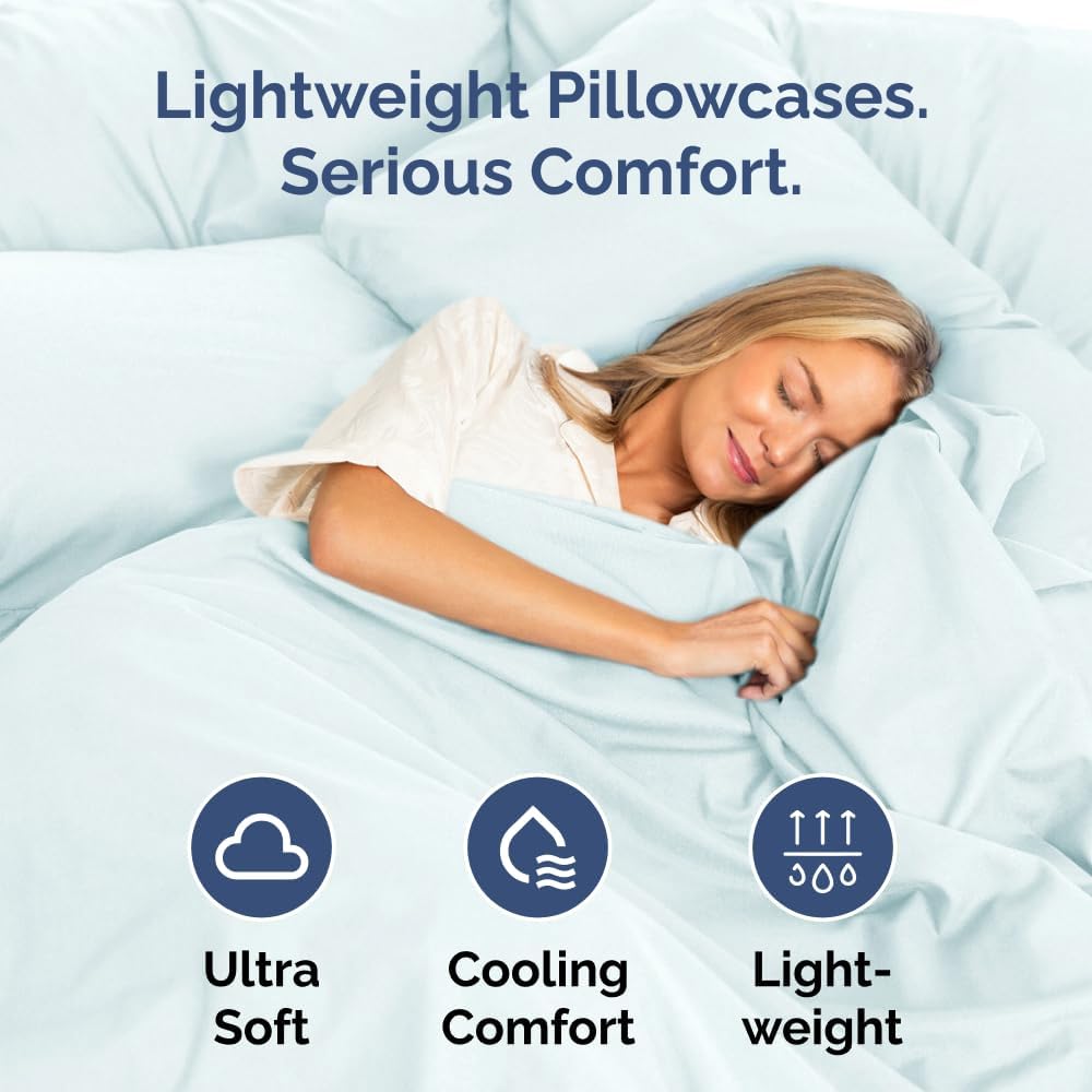 Standard Pillow Cases Set of 10 - Ultra Soft Hotel Quality Pillowcase Covers - Comfy, Cozy & Wrinkle Free - Shrink, Stain and Fade Resistant - Machine Washable Pillow Protectors - 10 Pcs Set - White - Colors A