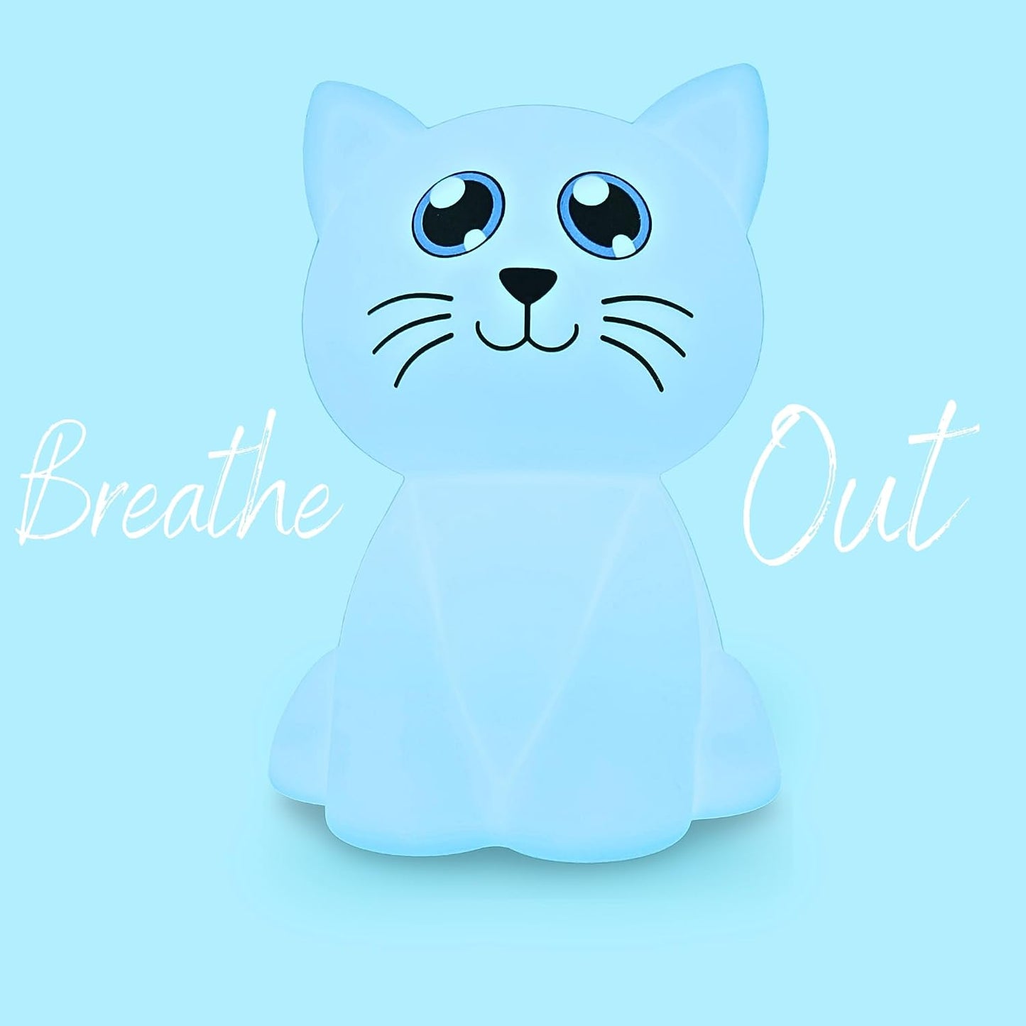 Calm Collective Peaceful Panda Breathing Trainer Light for Calming Stress, Anxiety Relief Items for ADHD, Mindfulness Meditation Tools for Depression, Great Self Care and Mental Health Gifts