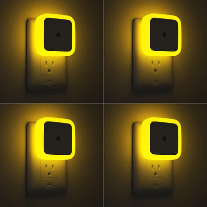 Sujeet Night Light, Night Lights Plug into Wall,Nightlight Plug in Night Light, Dusk to Dawn Night Lamp Led Night Lights for Adults Bedroom, Bathroom, Hallway (Amber)