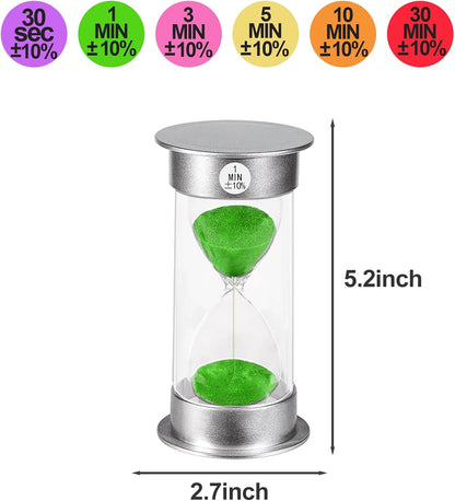 2 Minute Hourglass Sand Timer with Suction Cup,Unbreakable Sucker Sand Clock Timer 2 min,Plastic Mini Sand Watch,Rotatable Reloj De Arena for Kids Toothbrush(Blue)