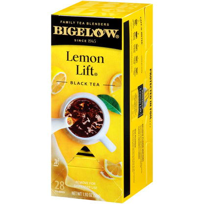 Bigelow Lemon Lift Black Tea Bags 28-Count Boxes (Pack of 6) Lemon Flavored Black Tea Naturally & Artificially Flavored