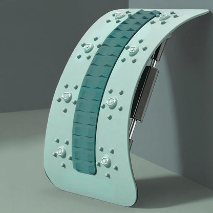 Back Stretcher Device, Multi-Level Back Support Adjustable, Spinal Board Massager with Curved Design, Stretching Equipment Tool Relieves Tension, for Daily Stretching and Relaxation