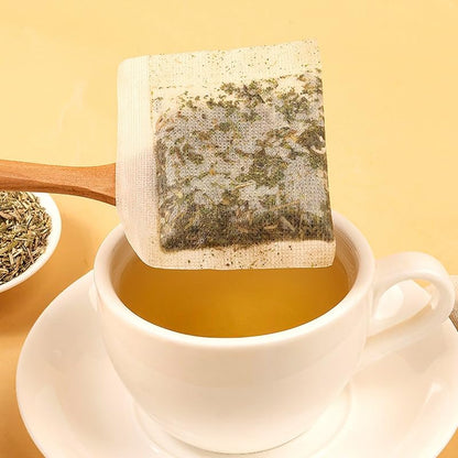 Kuting Premium Spearmint Tea Bags, 100% Natural Herbal Mint Tea, Sugar Free, Gluten Free, Soy Free, Non-GMO, 40 Count Round Eco-Conscious Teabags
