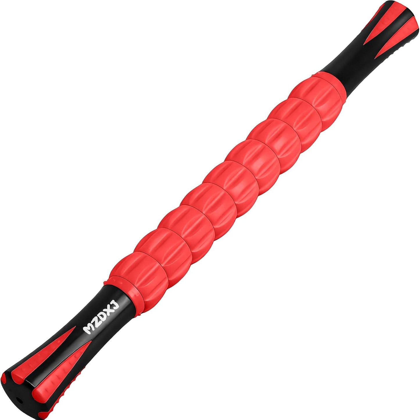 Muscle Roller Massage Roller Stick- Deep Tissue Fascia Blaster for Myofascial Pain Relief, Lymphatic Drainage & Body Sculpting, Handheld Physical Therapy & Recovery Tool (Pink black-18 inch)