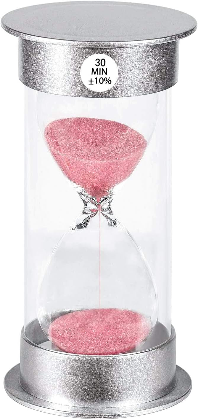 2 Minute Hourglass Sand Timer with Suction Cup,Unbreakable Sucker Sand Clock Timer 2 min,Plastic Mini Sand Watch,Rotatable Reloj De Arena for Kids Toothbrush(Blue)