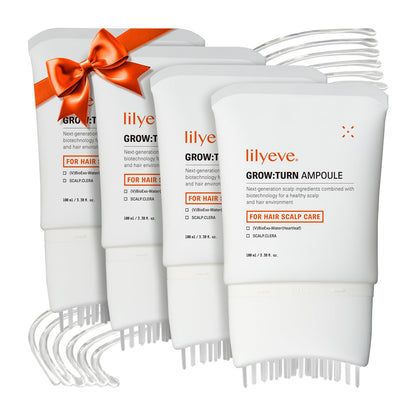 lilyeve GROWTURN Exosome Hair Growth Serum with Built-In Brush, 3.38 fl oz