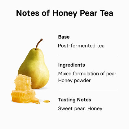 OSULLOC Honey Pear Tea (Sweet Pear & Honey Flavor), Iced tea bags Fruit tea Blend, Premium Teabags from Jeju Island, 20 count