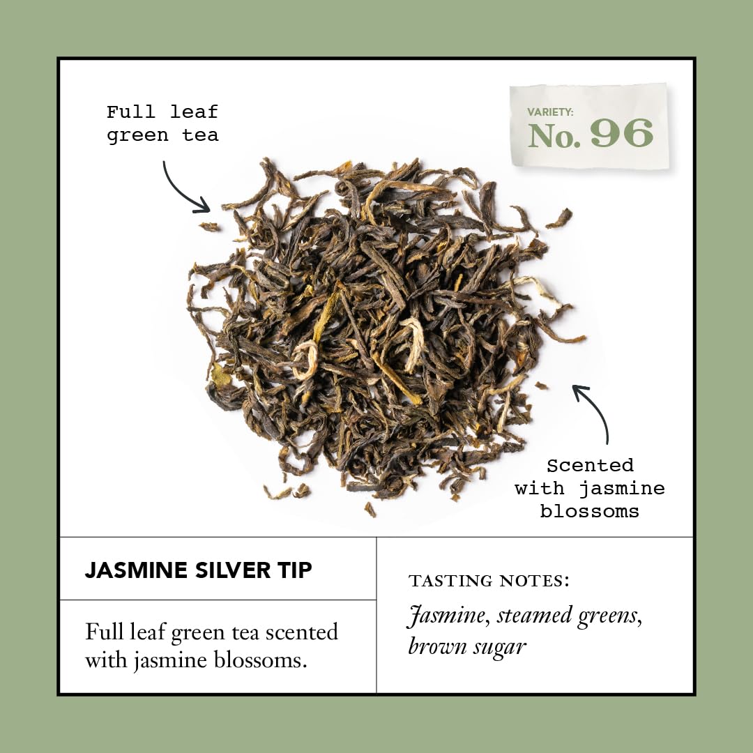 Steven Smith Teamaker, Jasmine Silver Tip Tea, 36 Sachets, 1.3oz each