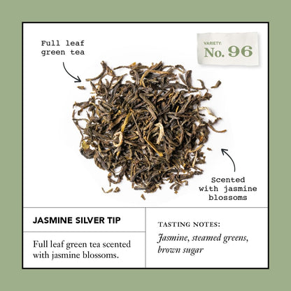 Steven Smith Teamaker, Jasmine Silver Tip Tea, 36 Sachets, 1.3oz each
