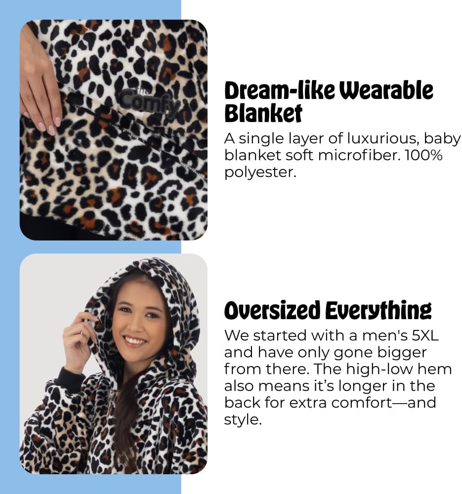 THE COMFY Dream | From Shark Tank | Patented | No Sherpa | Light Wearable Blanket Hoodie | Gift for Women & Men | One Size