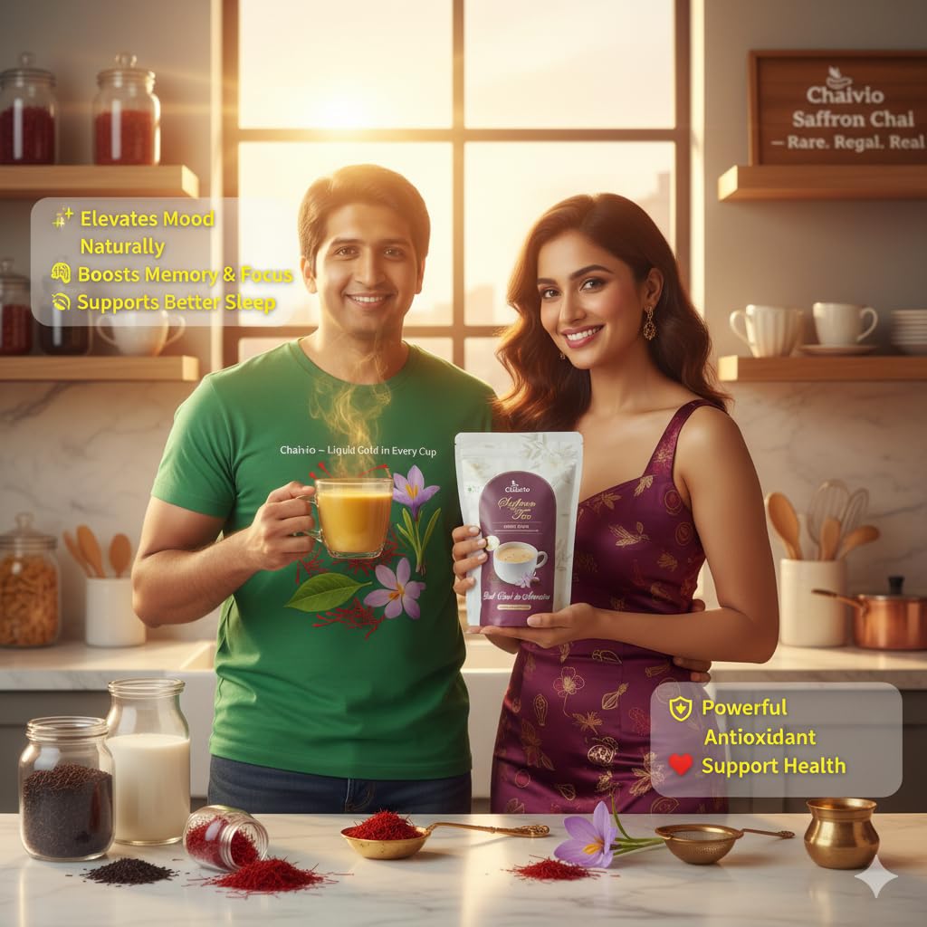 Chaivio Masala Chai Tea Latte, Unsweetened Instant Powder, Authentic Chai-with Natural Ingredients, No Preservatives, Tea Powder, Quick and Healthy Chai(1 lb)