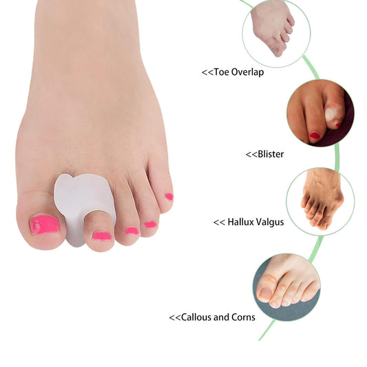12pcs Gel Toe Spacers, Toe Separators to Correct Your Toes