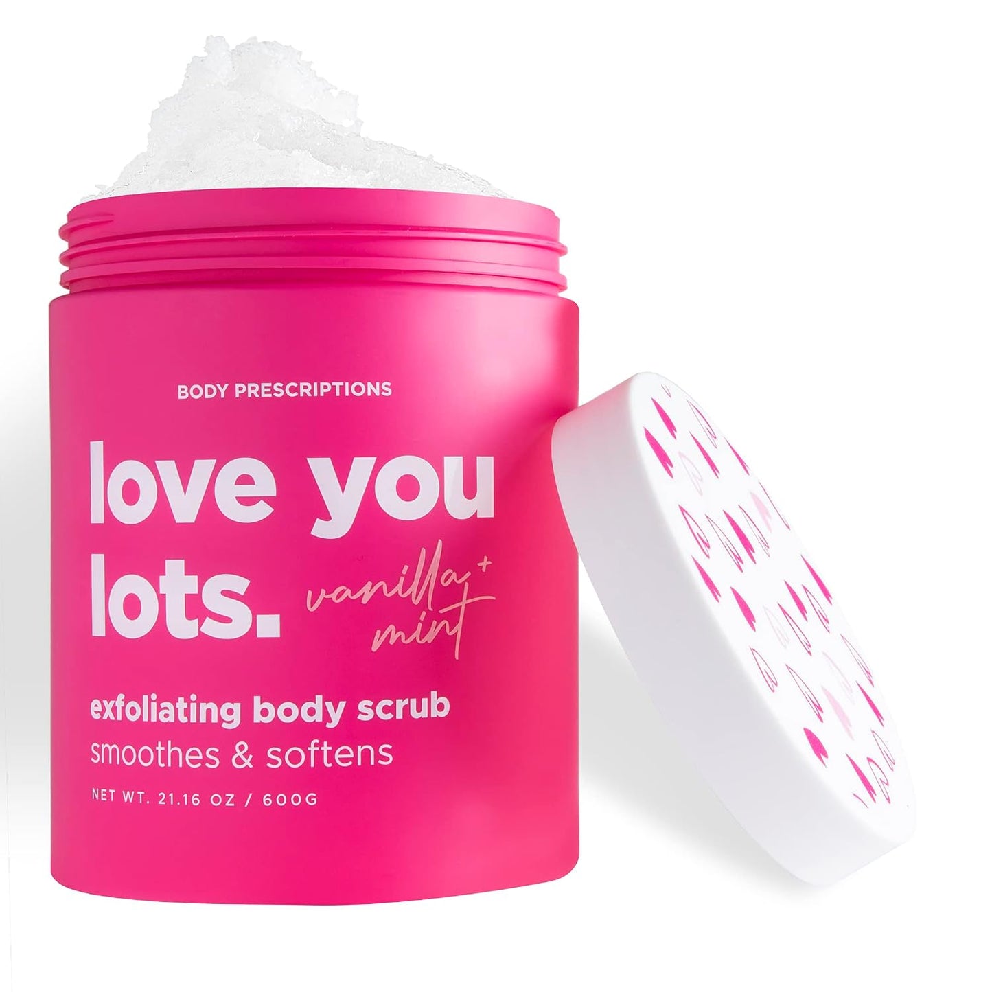 Body Prescriptions Exfoliating Body Scrub – Body Cleanser for Nourished, Ultra-Smooth Skin, Honey Citrus, Coconut Almond, and Sweet Mint