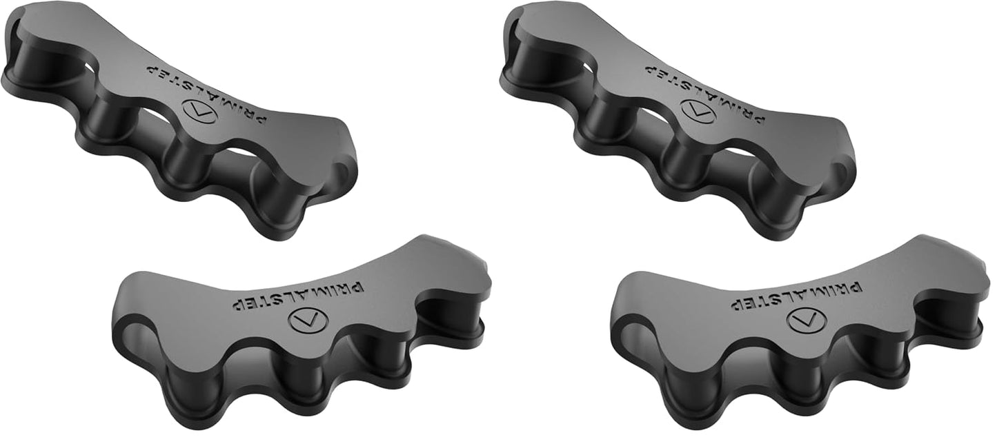 PrimalStep Toe Separators, Spreaders, Spacers, Straightener to Correct Toes for Men and Women, Bunion Corrector, Foot Pain, Plantar Fasciitis, Over 50% Thicker, XL