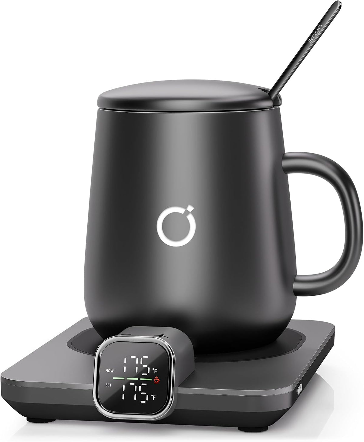 Coffee Cup Warmer & iKago Mug Set, 1℉ Precise Temp Control Mug Warmer