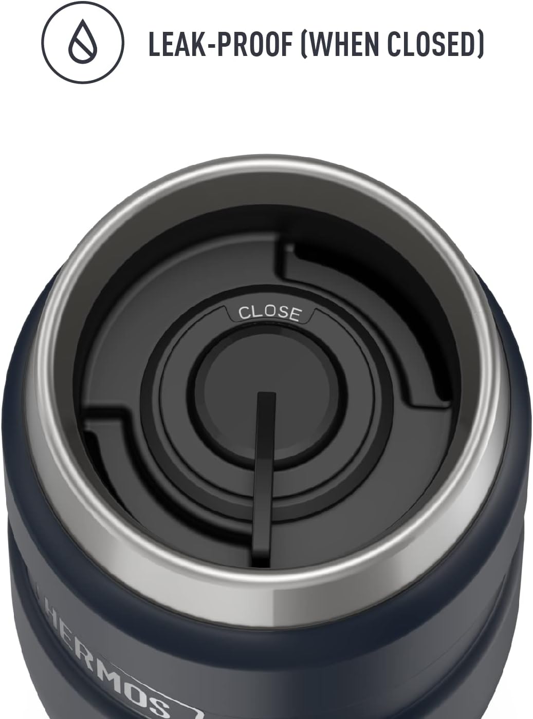 THERMOS Stainless King Vacuum-Insulated Travel Tumbler, 16 Ounce, Matte Steel