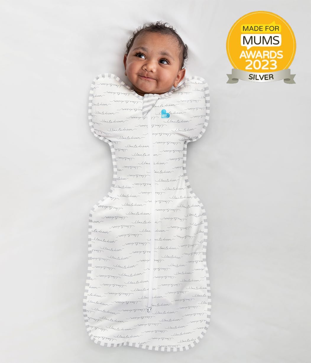 Love to Dream Swaddle UP, Baby Sleep Sack, Self-Soothing Swaddles for Newborns, Get Longer Sleep, Secure Fit Helps Calm Startle Reflex, New Born Essentials for Baby, 1.0 TOG, 13-19 lbs, Deep Olive