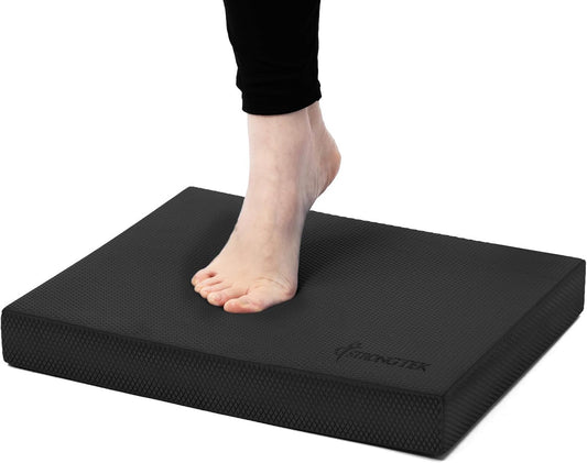 StrongTek Professional Foam Exercise Balance Pad - 15.8" x 13" x 2", High-Density TPE Foam Knee Pad, Non-Slip & Water-Resistant, for Balance Training, Physical Therapy, Yoga, and More