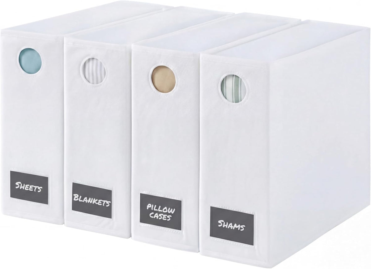 Sheet Organizers - Foldable Sheets Set Organizer - King/Queen - Grey