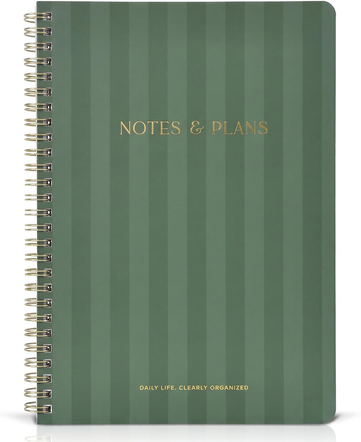 Beautiful Daily Planner And Notebook With Hourly Schedule - Aesthetic Spiral To do List Notepad to Easily Organize Your Tasks And Appointments - Stylish Book And School Or Office Supplies For Women