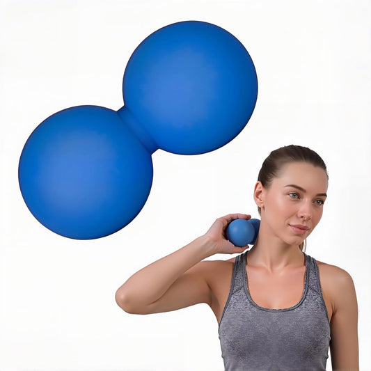 Peanut Massage Ball for Myofascial Release, Silicone Massager