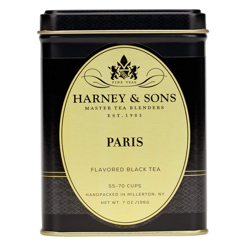 Harney & Sons Victorian London Fog, 4oz Loose Leaf Black and Oolong Tea with Bergamot, Lavender, and Vanilla, Hearty English Black Tea Blend, Stocking Stuffer