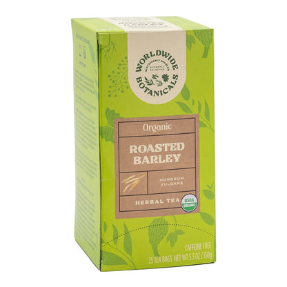 Worldwide Botanicals Organic Lemon Balm Tea, 25 Tea Bags - 50% more herbs with 2.25g per teabag - 100% Pure Lemon Balm Leaves, Kosher