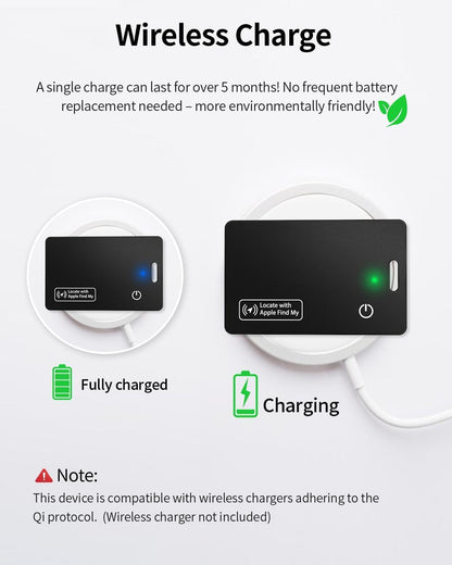Wallet Tracker Card for Apple Find My (iOS Only)
