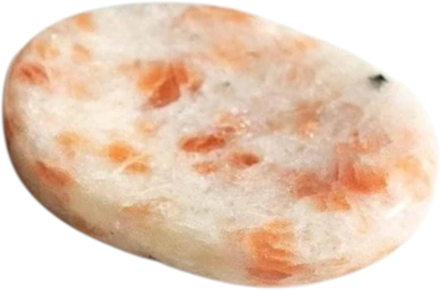 Natural Polished Thumb Palm Crystal for Meditation, Labradorite Worry Stone for Stress Relief, Anxiety Support & Pocket Reiki Healing