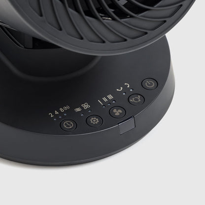 IRIS USA WOOZOO Air Circulator Fan with Remote, Oscillating, 5 Speeds, 82ft Max Air Distance, 90° Adjustable Tilt, 30db Quiet Motor, Small Fan for Bedroom, Office, Dorm, White