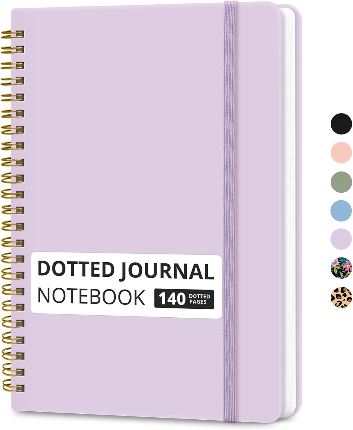 Taja Lined Spiral Journal Notebook for Women & Men, 140 Pages, College Ruled Hardcover Notebook for Work & Note Taking, Journals for Writing, A5(5.7" x 7.9") - Green