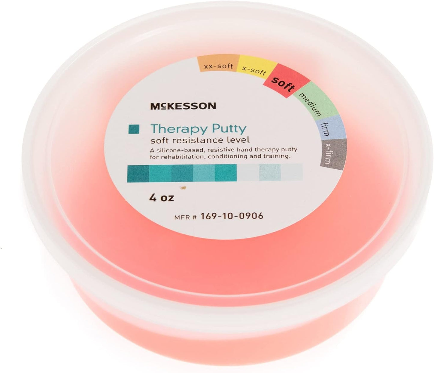 McKesson Therapy Putty - Soft Resistance for Fingers, Hands, and Wrist – Exercise Rehabilitation Occupational Therapy Tool - 4 oz, 1 Count