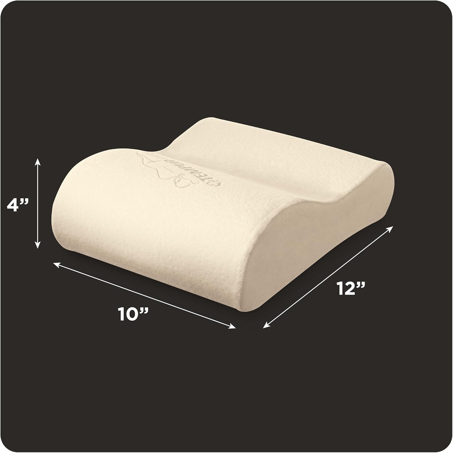 Tempur-Pedic TEMPUR Neck Pillow, Travel, White