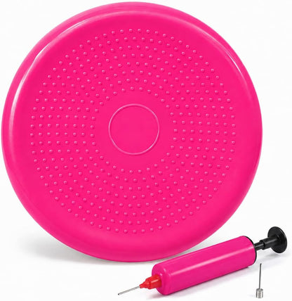 Hanstuten Wobble Seat Cushion & Core Balance Disc - Rubber Wiggle Seat for Active Sitting, Office Desk Chair, and Core Strength Training