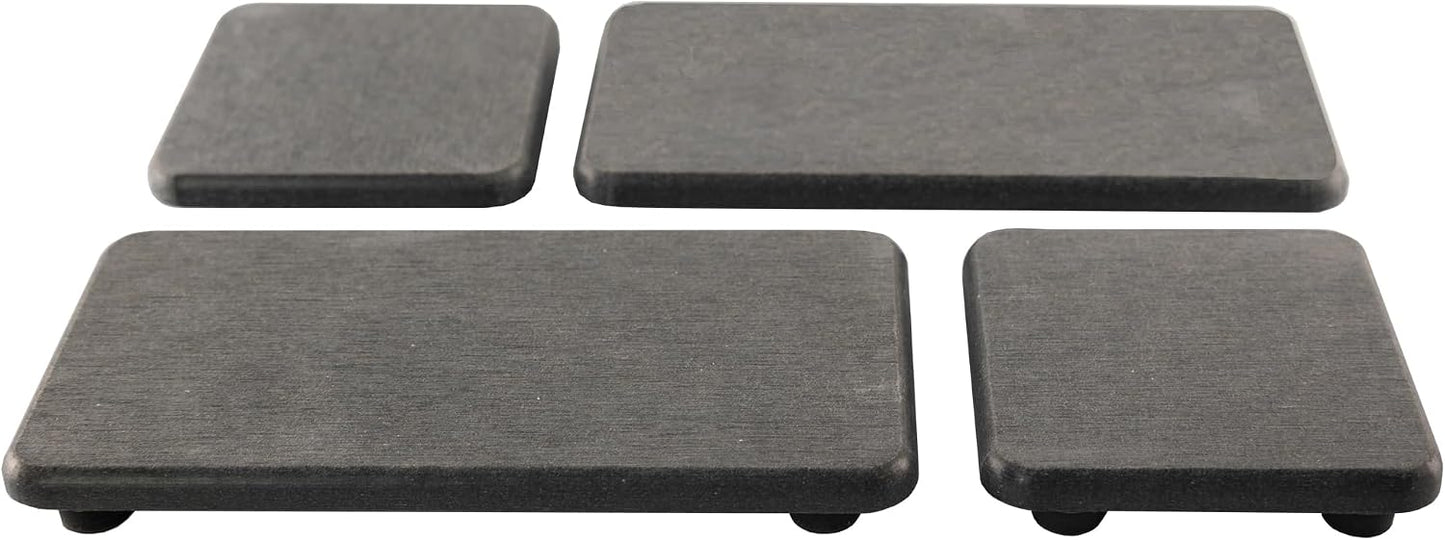 NiuYichee Set of 4 Water Absorbent Diatomite Coasters, Dish Soap Stone Tray