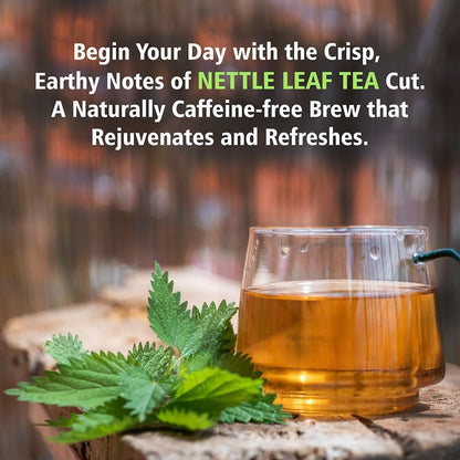 Nettle Leaf Tea 80 g | Loose Cut & Sifted for Fresh Herbal Infusions | Dried Urtica dioica Leaf cut for Herbal Tea By Hebhac Herbals