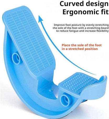 2025 Upgraded Foot Rocker & Calf Stretcher, Feet Pain Relief & Foot Stretcher for Plantar Fasciitis, Achilles Tendonitis Relief–Durable,Slip-Resistant,Increased Leg Foot Flexibility Strength (Black)