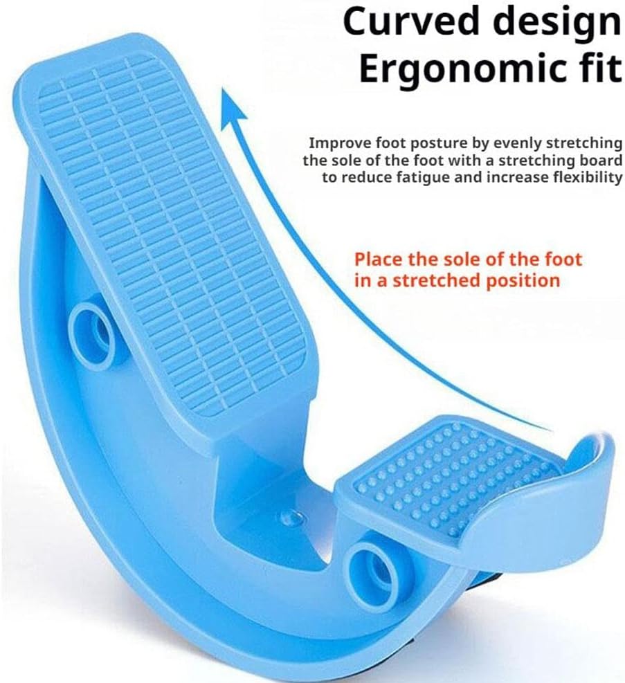 Calf Stretcher and Foot Rocker,Foot and Calf Stretching,Slant Board for Calf Stretching,Enhanced Ankle Flexibility,Durable with Non-Slip Surface,Strength Training Equipment Leg Machines