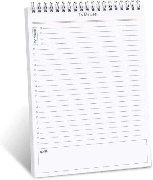 to Do List Notepad 3pcs/Set - Daily Planner Notepad Undated 60 Sheets Tear Off, 5.5" x 8.3" Planning Pad Checklist Productivity Note Pad for Work and Personal Organized